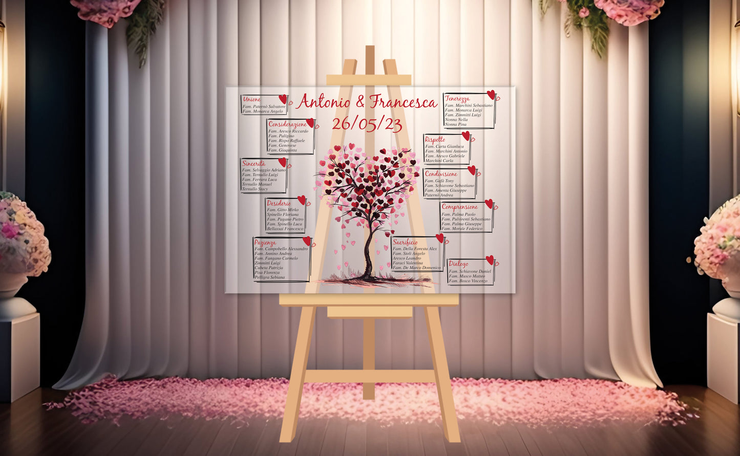 Plexiglass Welcome / Tableau