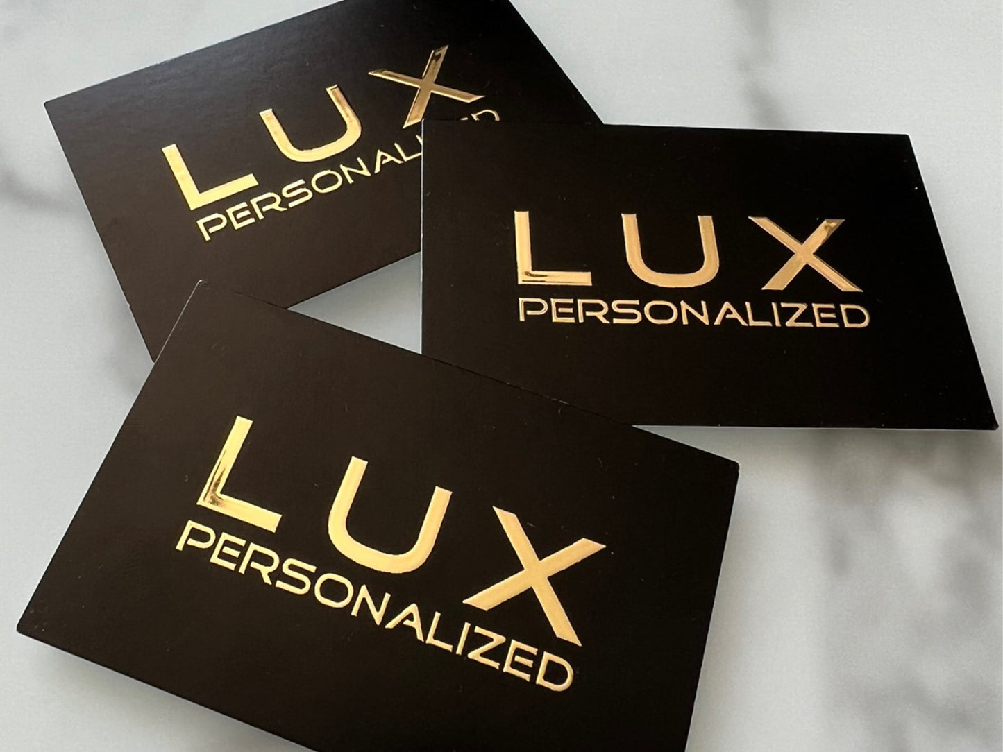 Biglietti da visita con rilievo in oro